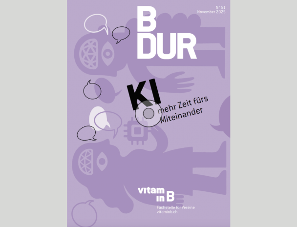 Aktuelle Ausgabe N° 51: «KI im Verein – mehr Zeit für Miteinander»